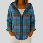 Hildred™ | Hooded Plaid Shacket