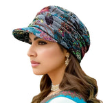 Florencia Velvet Brim Cap