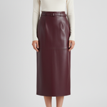 Celine Leather Skirt