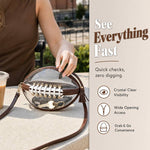 Football Shape Crossbody Bag