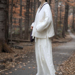 Double-sided Mulberry Silk Cotton Lace-up New Chinese-style Cotton Coat