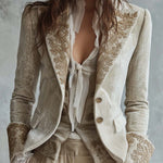 Guinevere | Embroidered Tailored Blazer