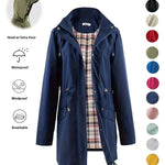Women's Lightweight Hooded Rain Jacket