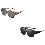 Polarised Round Cat-Eye Sunglasses