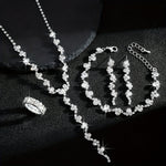 VALERINE | HIGH-END SPARKLE FLOWER JEWELRY SET