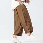 Ribbon Loose Casual Pants