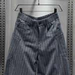 Vintage Wide Leg Scimitar Stripe Pants