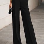 Valentina | Three-Piece Set Comprising a Sheer Camisole and Wide-Leg Pants.
