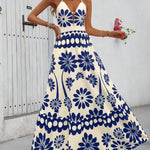 Marbella Bloom Floral Cutout Maxi Dress
