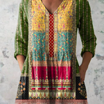 Nyla | Oversized Blouse with Vibrant Design