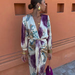 Valeria | Dress with Crossover Neckline