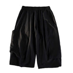 Large Pocket Ice Silk Quick-drying Drape Wide-leg Straight Pants