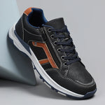 Men's Wide Toe Side Zip Walking Shoes