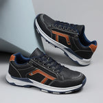 Men's Wide Toe Side Zip Walking Shoes