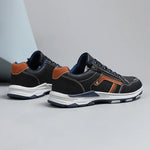 Men's Wide Toe Side Zip Walking Shoes