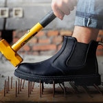 Men's Steel Toe Pull-On Work Boots