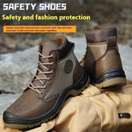 Men's Lace Up Safety Work Boots