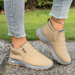Unisex Plush Lined Winter Low Cut Boots