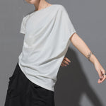 Irregular Loose Bat Sleeve T-shirt