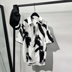 Graffiti Print Loose Casual Shirt