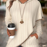 Women's Layered Longline Hoodie