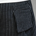 Striped Carrot Loose Wide-leg Casual Pants
