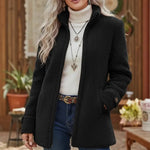 Women's Sherpa Fleece Zip-Up Jacket