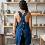 Cross-Back Denim Work Apron