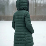 Women's Quilted Fleece Lined Winter Jacket