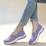 Women's Knit Slip On Casual Trainers