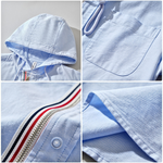 Milo Hooded Oxford Shirt