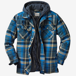 Henry™ | Warm Vintage Flannel Hooded Jacket