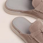 Mediterraneo | Mocassino Aperto Camoscio — Beige