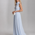 Virelia | Sleeveless Collared Flowing Maxi Dress