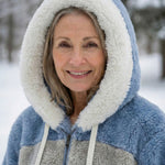 Ombretta | Cappotto Peluche Bicolore