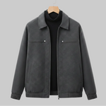 Gael Suede Bomber Jacket