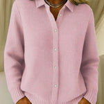 Rachele | Textured Button-Down Cardigan