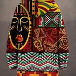 Amara Heritage Art-Print Hooded Jacket