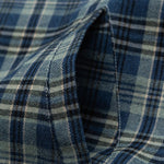 Reversible Cropped Boxy Plaid Lined Zip Up Hoodie Jacket