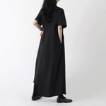 High Waist Long Irregular Dress