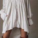 Lucia | Lace Detail Shirt Dress