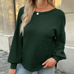 Zeagoo Long Sleeve Backless Hollow Knit Sweater for Women Casual Work Office Loose Fit 2026 | Under