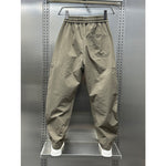 Zipper Scimitar Loose Straight Harem Pants