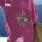 Casual Sequin Beaded Shirt