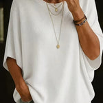 Women's Loose Crew Neck Pullover