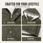 Women's Stud Detail Hooded Jacket