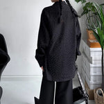 Heavy Diamond Craft Loose Casual Shirt
