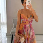 La Scintilla | Elegant Floral Maxi Dress