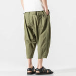 Summer Wide-Leg Crop Pants