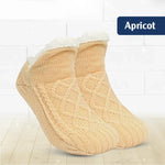 Fleece-Lined Indoor Slipper Socks